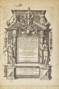 [Bry, Theodor de] Hariot, Thomas. Admiranda narratio fida tamen, de commodis et incolarum ritibus Virginiae... (Part One, in Latin, of De Bry's Great Voyages)