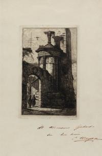 Entrée du couvent des capucins français à Athènes (from Athènes aux XVe, XVIe, et XVIIe Siècles )