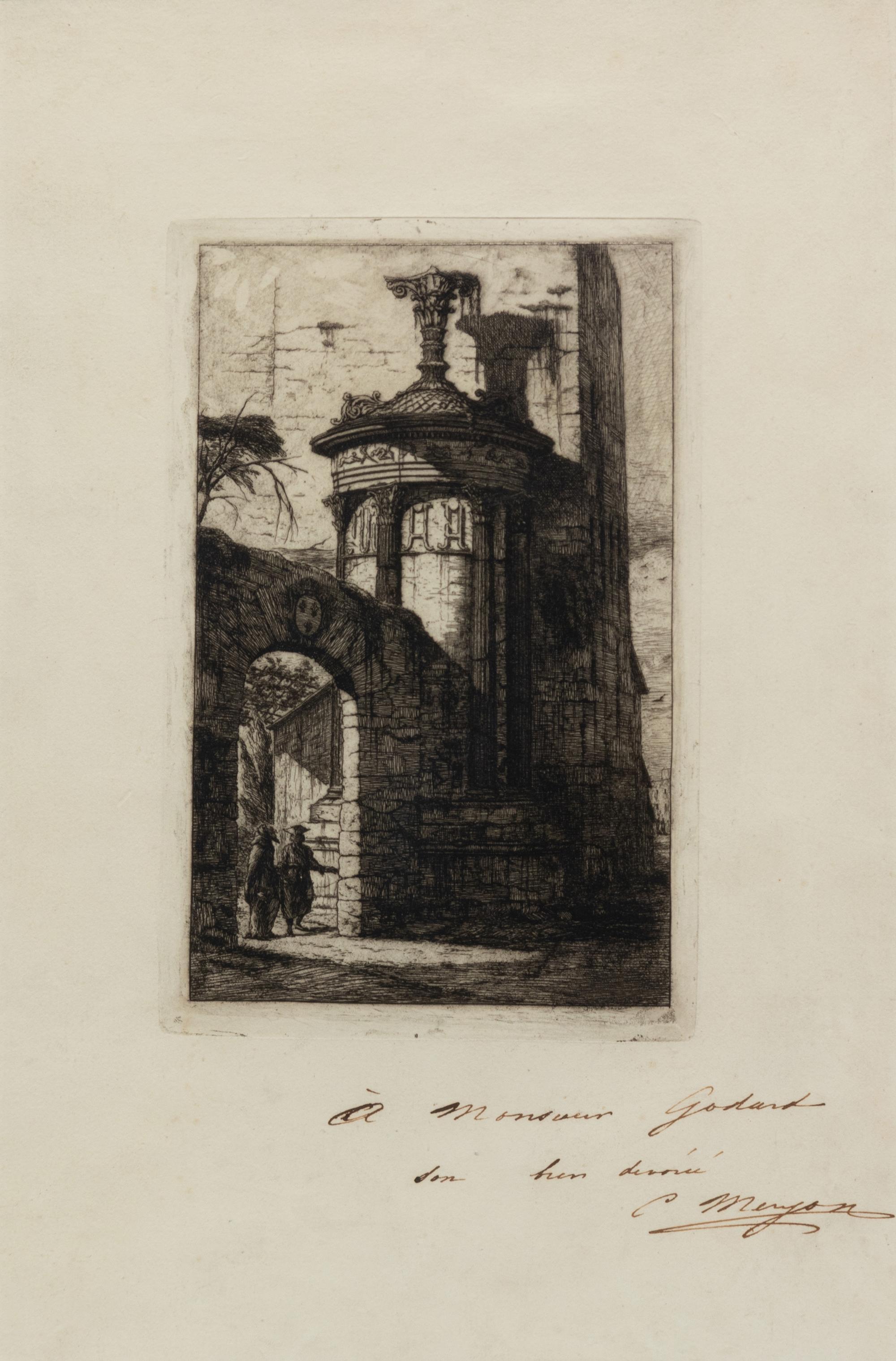 Entrée du couvent des capucins français à Athènes (from Athènes aux XVe, XVIe, et XVIIe Siècles )