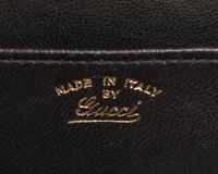Gucci Black Lizard Skin Bag, 1960-80s