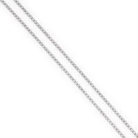 Diamond and White Gold Line Necklace
