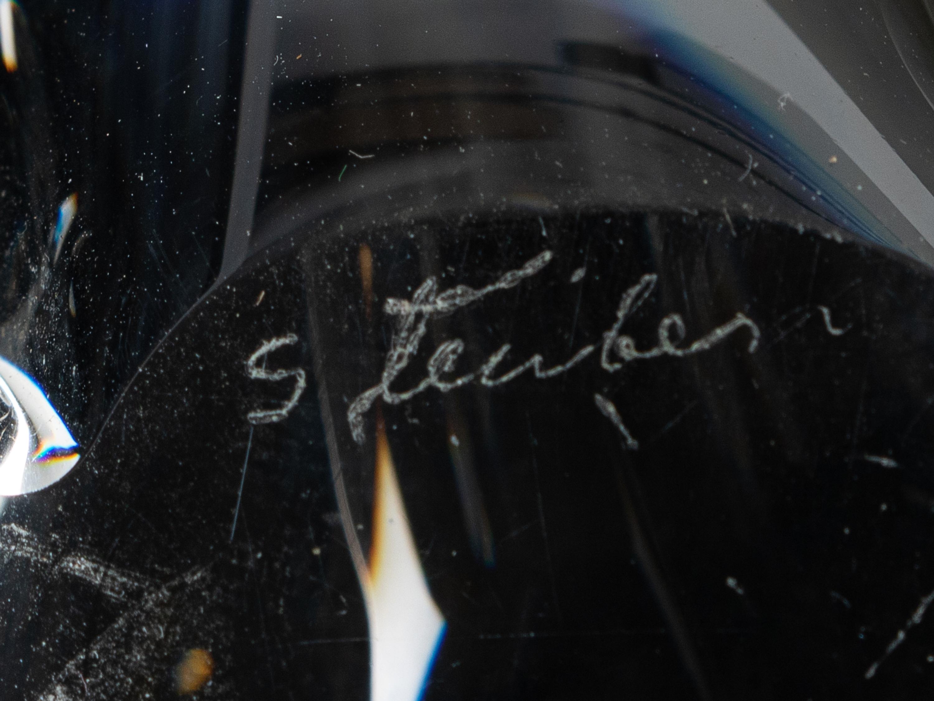 A Steuben Glass Bird Ornament