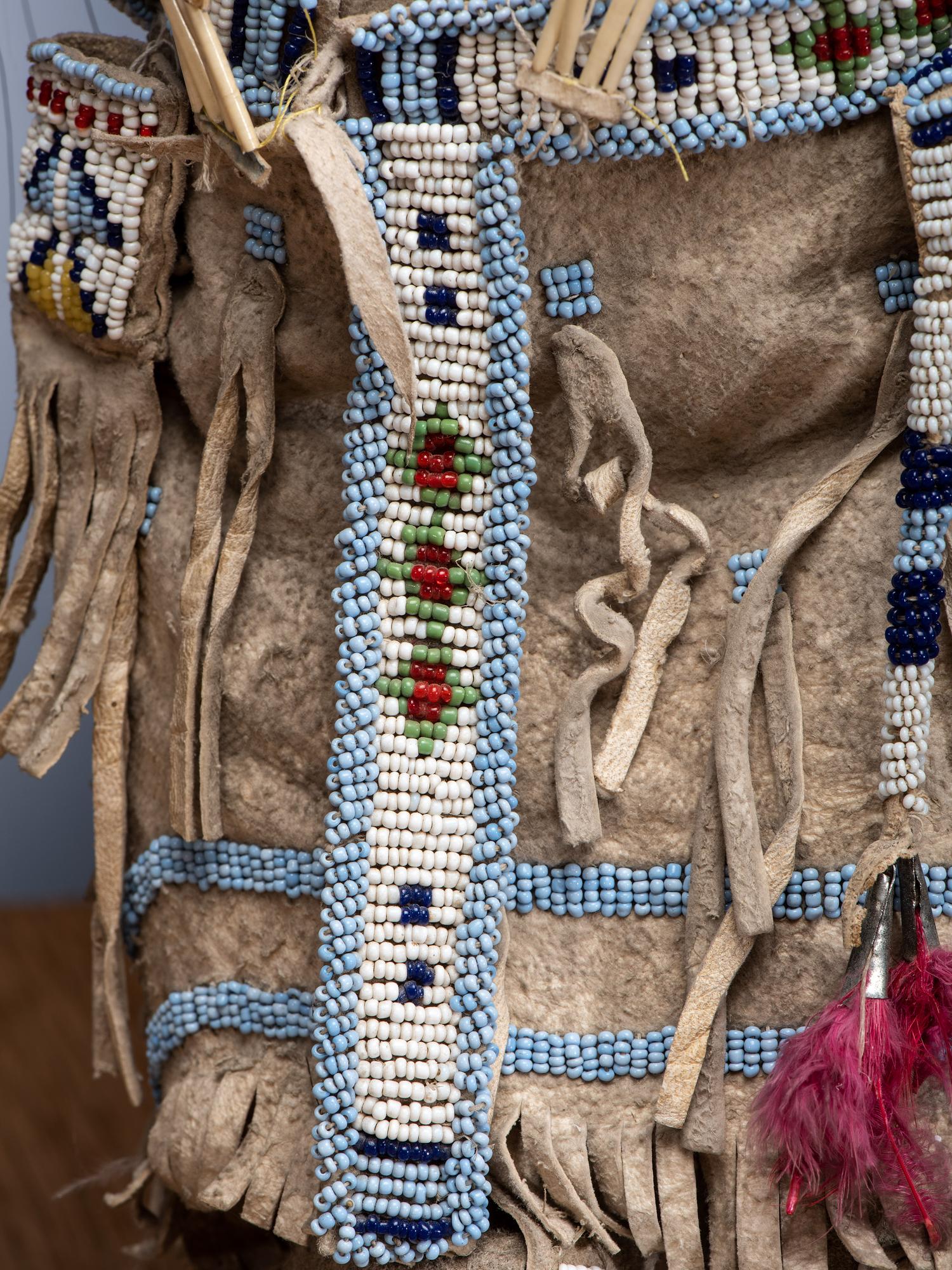 Sioux Doll, with American Flags