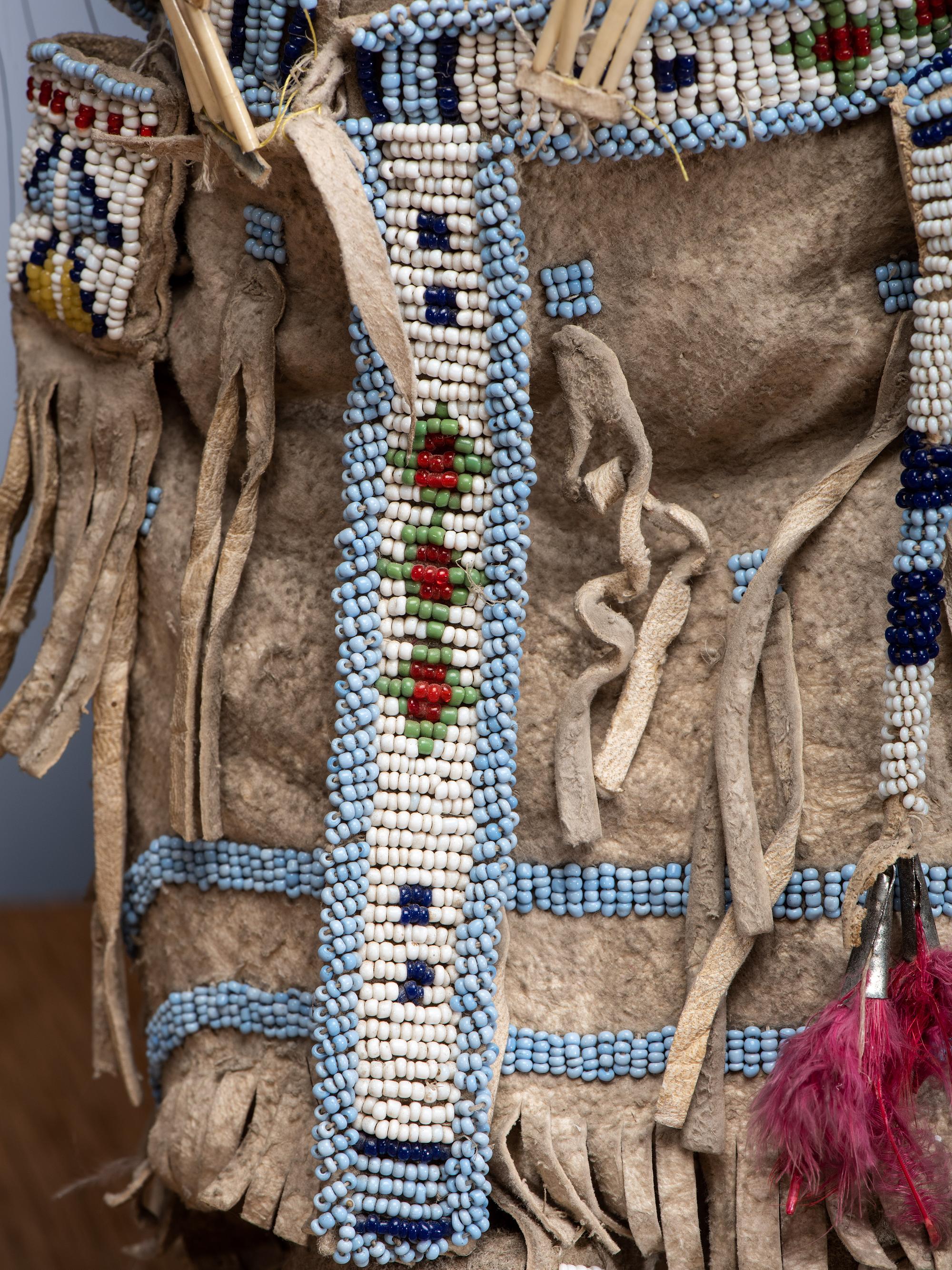 Sioux Doll, with American Flags