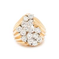 YELLOW GOLD AND DIAMOND RING