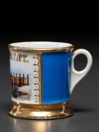 A Delivery Driver's Porcelain Occupational Shaving Mug