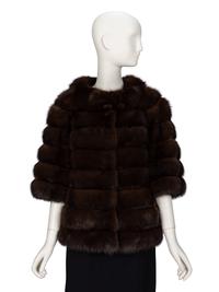 Zandra Rhodes, Russian Sable Fur Short Jacket