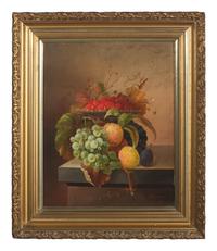American School 19th Century, Still Life With Fruit