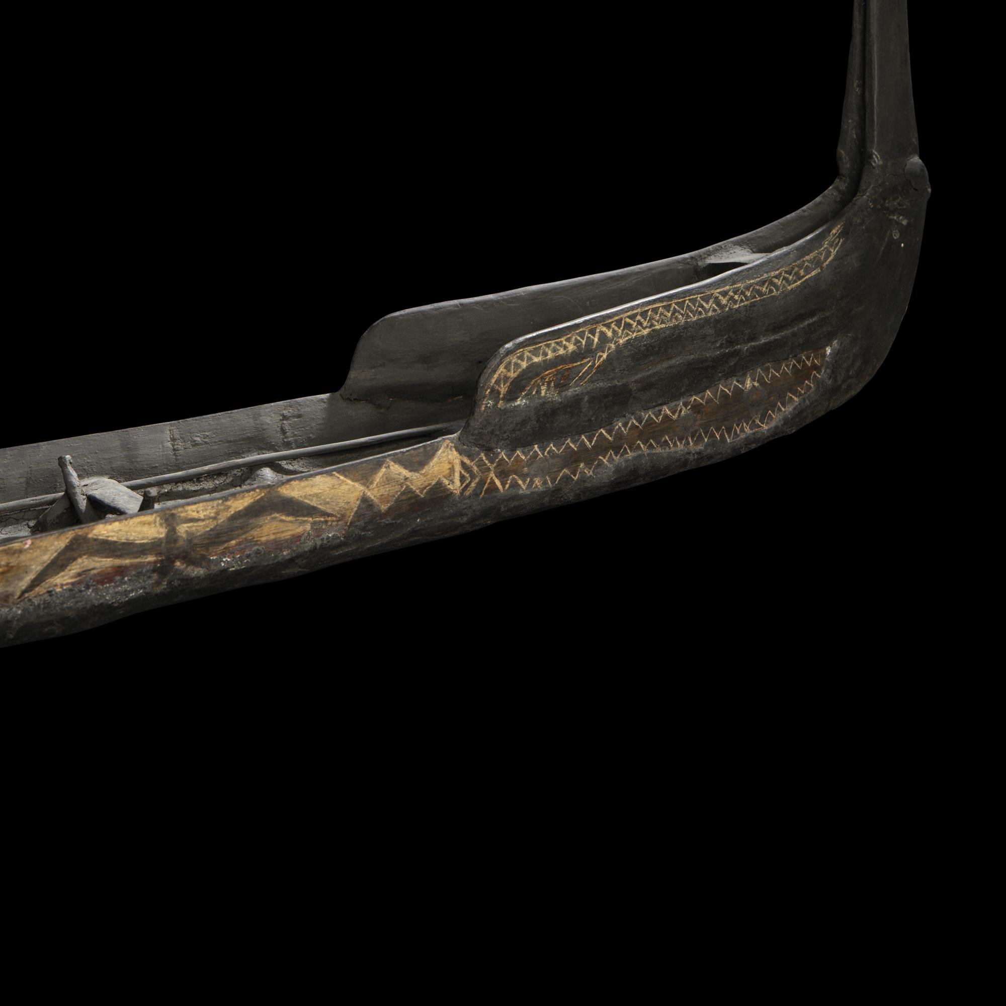An Oceanic Wood Boat Model