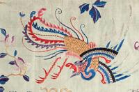Twelve Embroidered Silk Panels