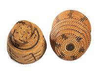 Maricopa Gap-Stitched and Tohono O'odham Chalice Baskets