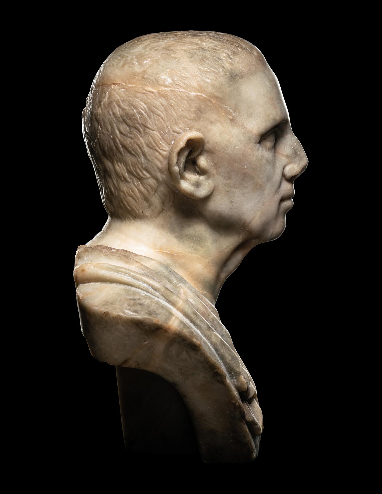 A Roman Marble Portrait Bust of a Man