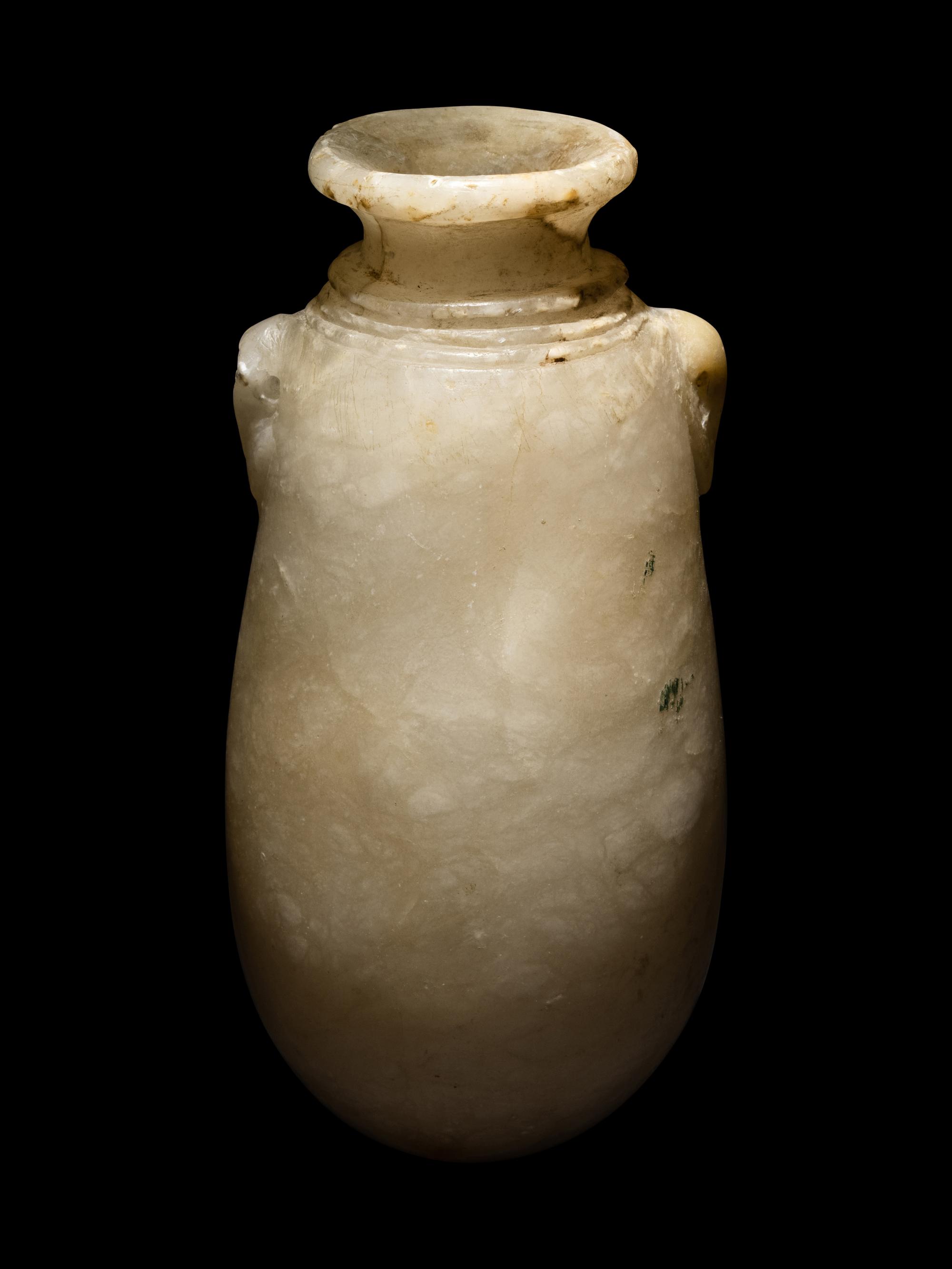 An Egyptian Alabaster Alabastron