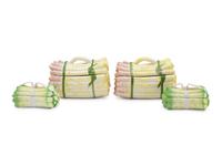 Four Ceramic Covered Vegetable Servers