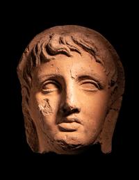 An Etruscan Terracotta Votive Head