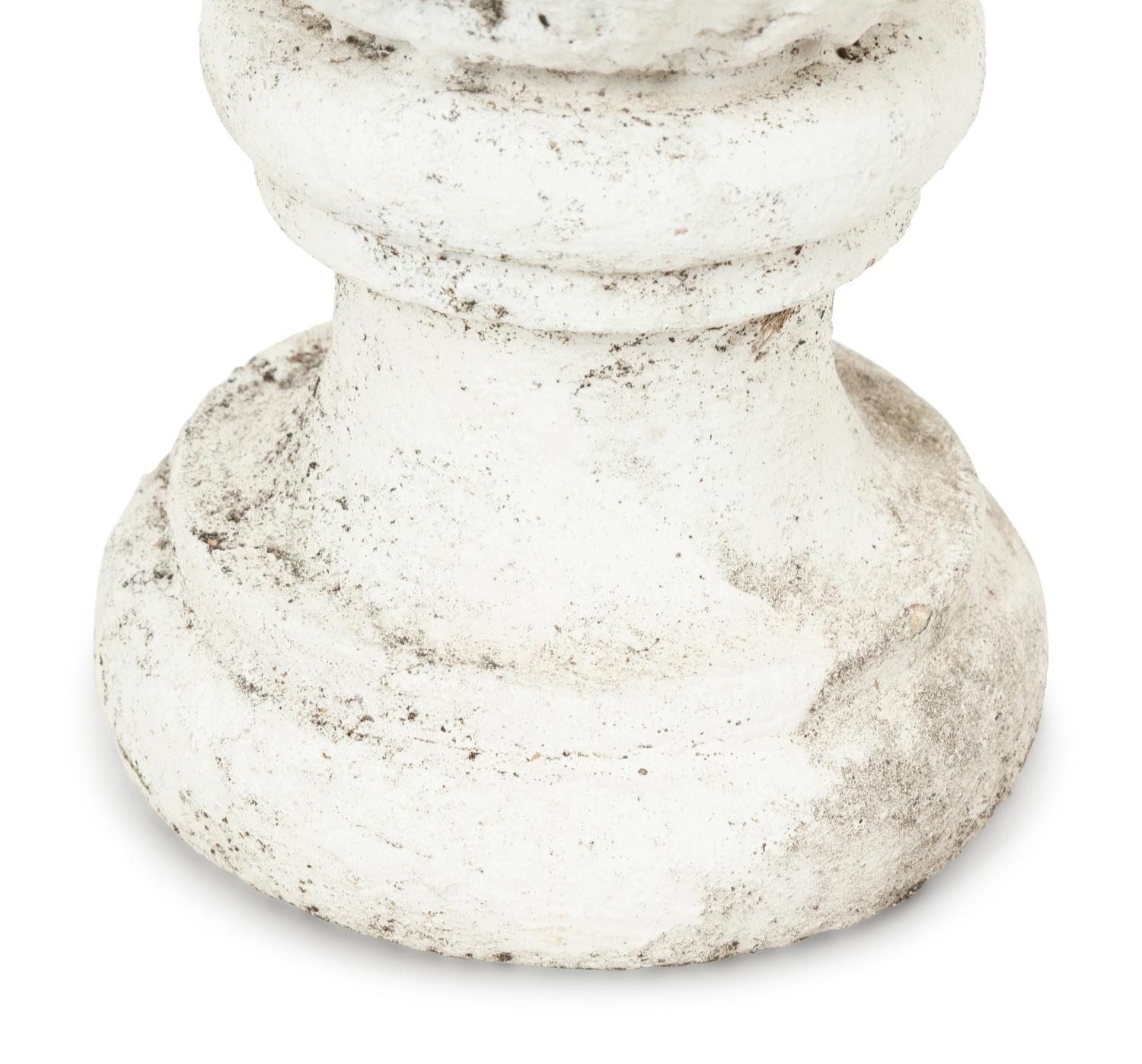 A Cast Stone Fountain Finial
