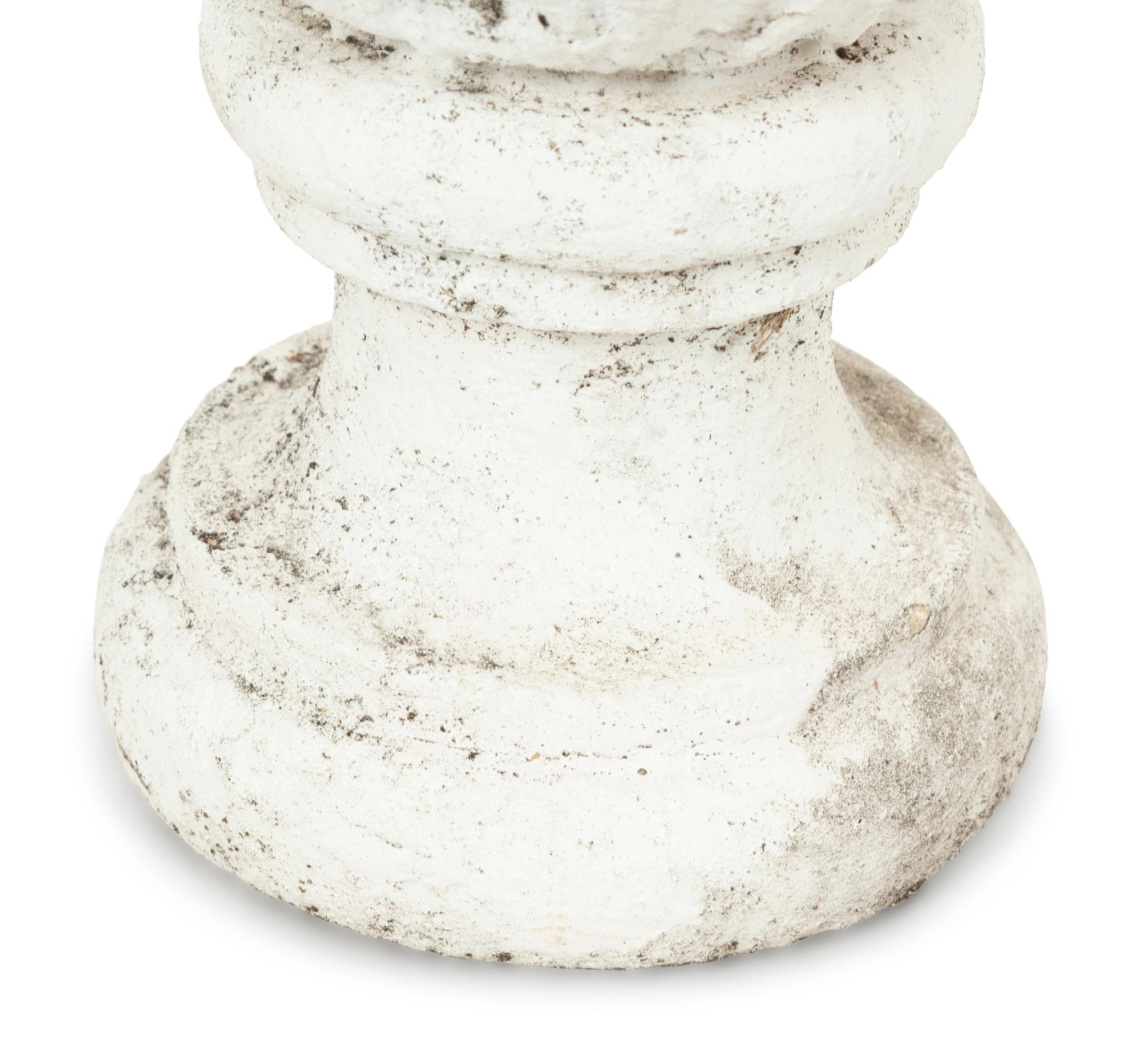 A Cast Stone Fountain Finial