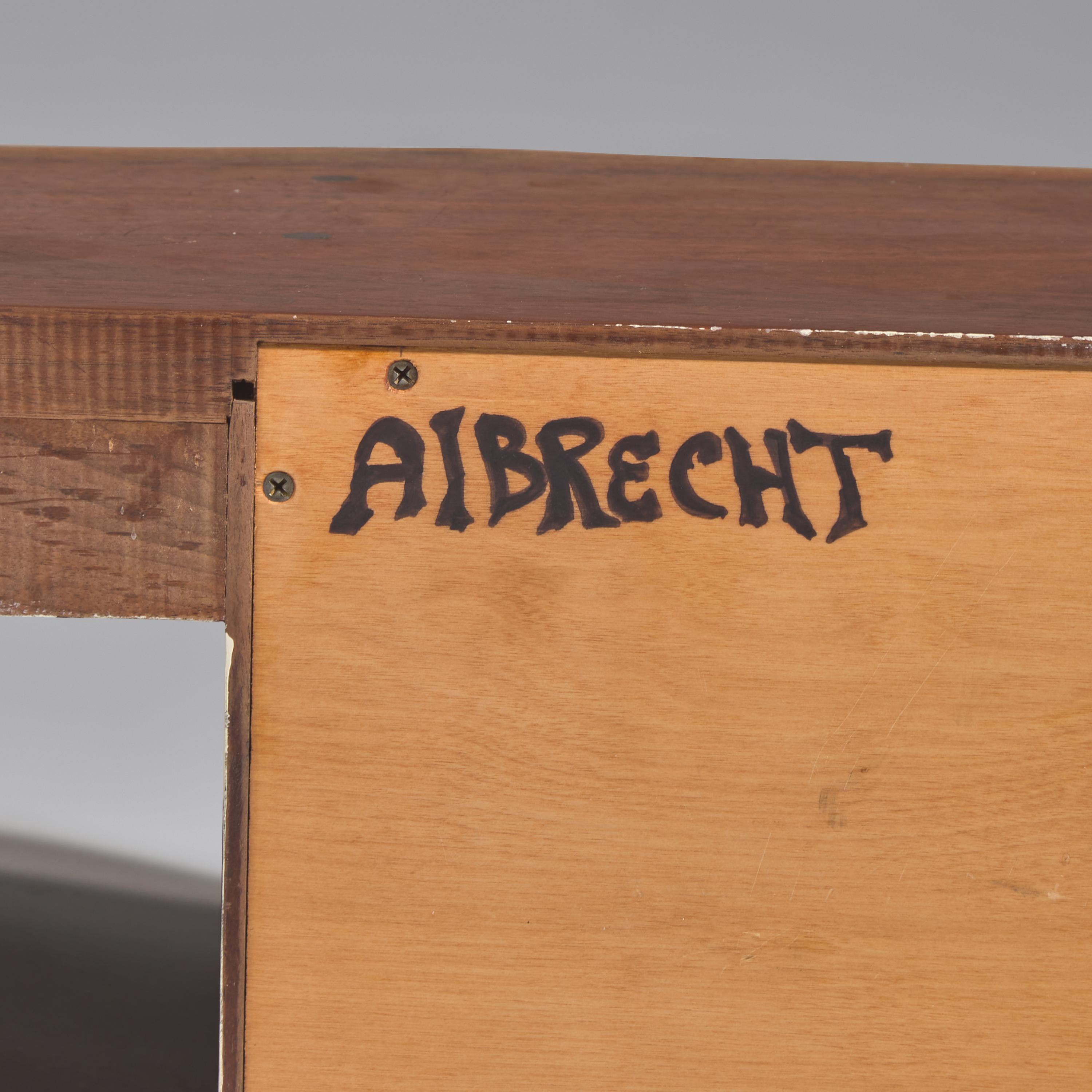 George Nakashima (American, 1905–1990) — Hanging Wall Shelf with Single Drawer, 1969