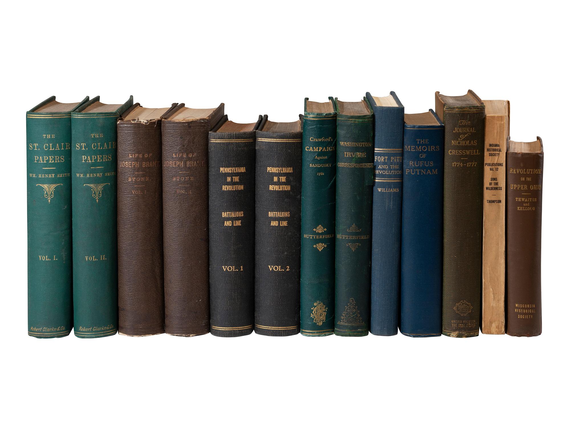[REVOLUTIONARY WAR]. A group of 10 works.