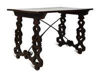 A Spanish Baroque Walnut Trestle Table — EARLY 17TH CENTURY