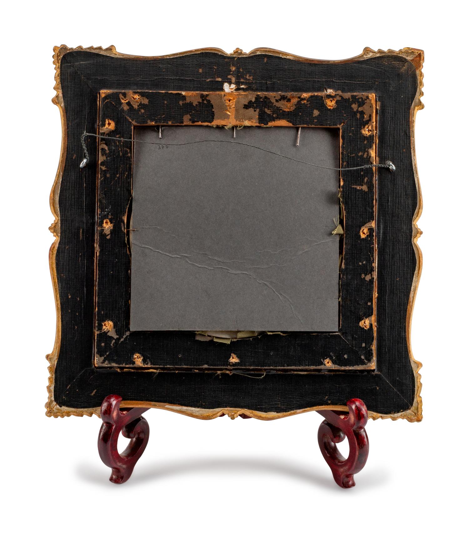 A German Porcelain Circular Plaque: Madonna della Seggiola — AFTER RAPHAEL, LATE 19TH CENTURY