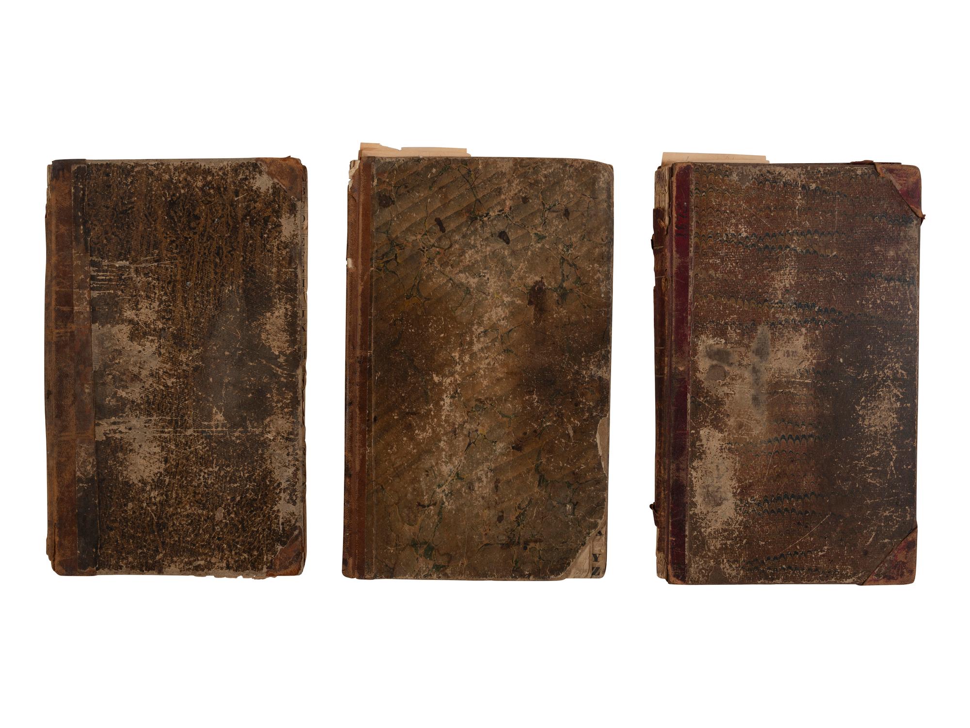[CIVIL WAR]. A group of 3 ledgers associated with George W. Summers of Grant, Cabell County, (West) Virginia, documenting tensions between Union forces and Confederate sympathizers.