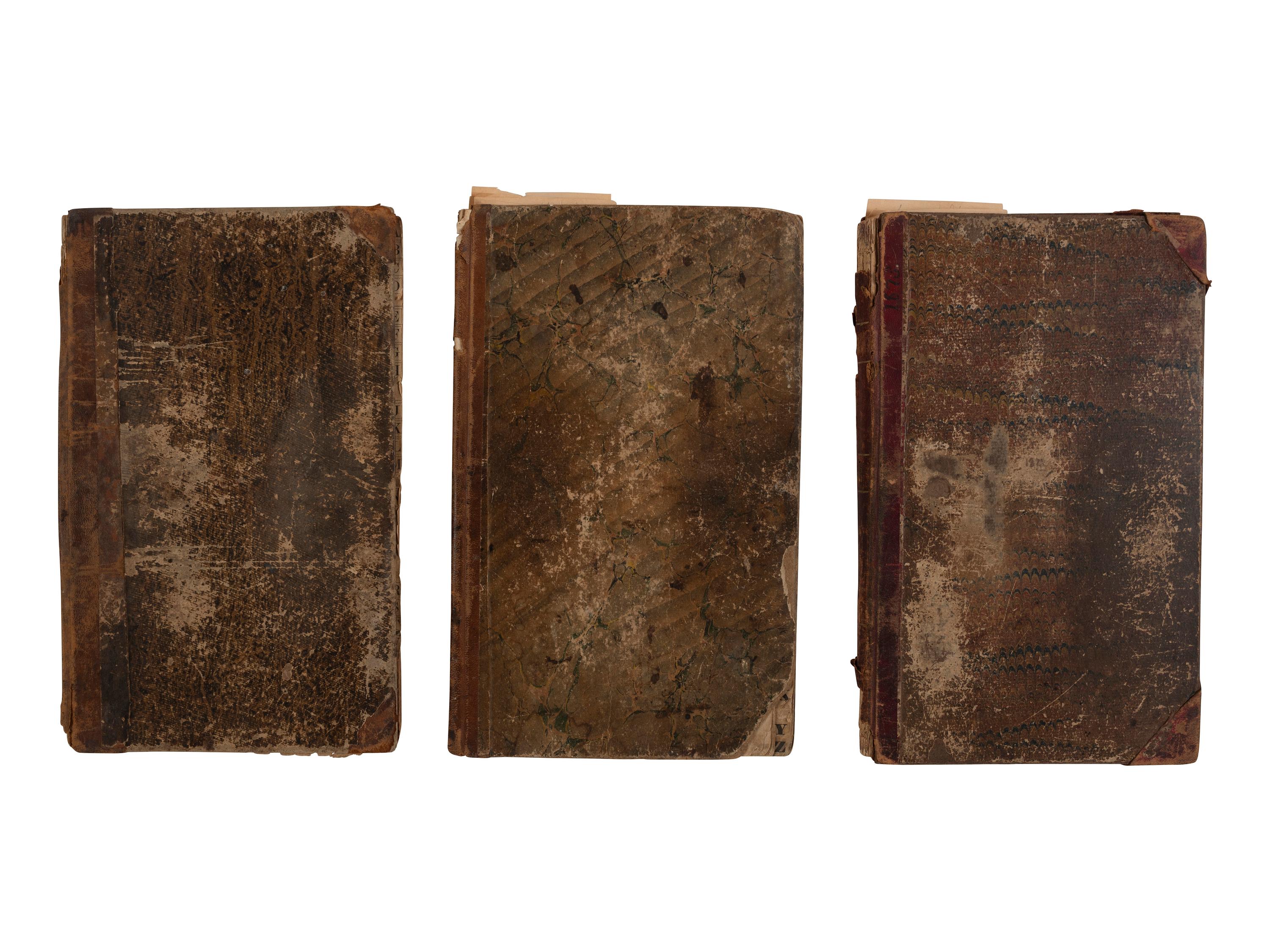 [CIVIL WAR]. A group of 3 ledgers associated with George W. Summers of Grant, Cabell County, (West) Virginia, documenting tensions between Union forces and Confederate sympathizers.