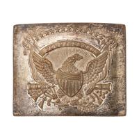 Die Stamped US Militia Officer's Belt Plate ca.1814-30 Duncan & Campbell #164