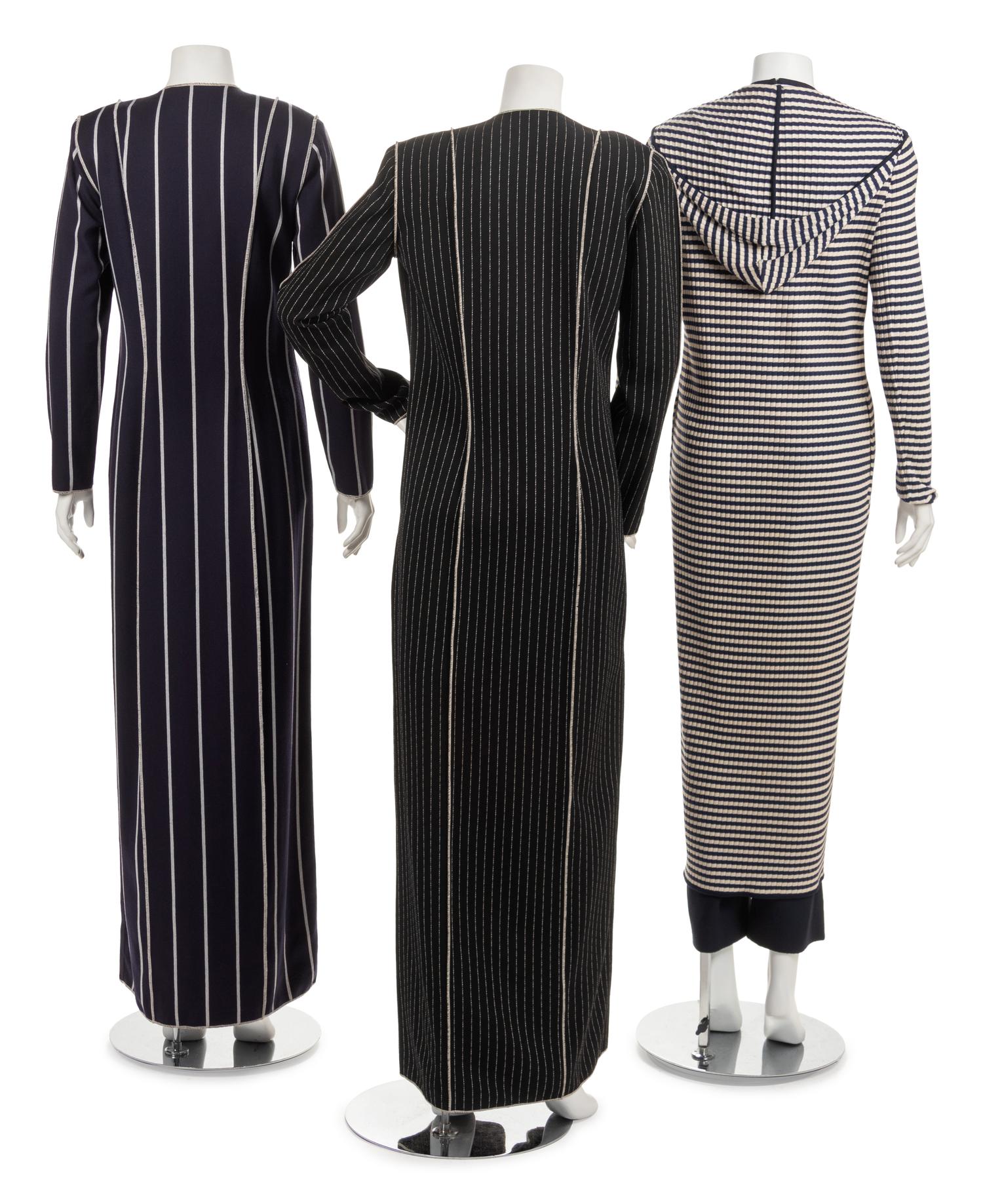 One Dress and Two Ensembles by Geoffrey Beene, 1990s
