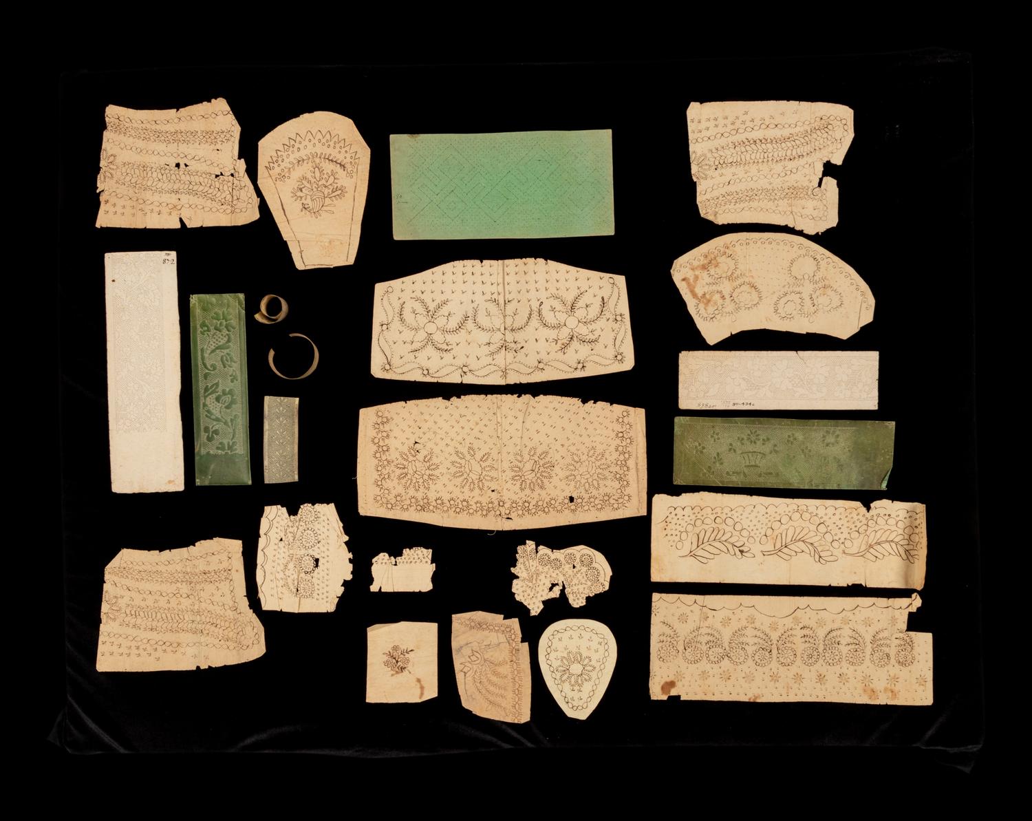RELEASED TO MUSEUM -- Twenty-Three Lace Patterns, 18th-19th Century