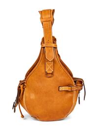 Balenciaga, Brown Leather Saddle Bag