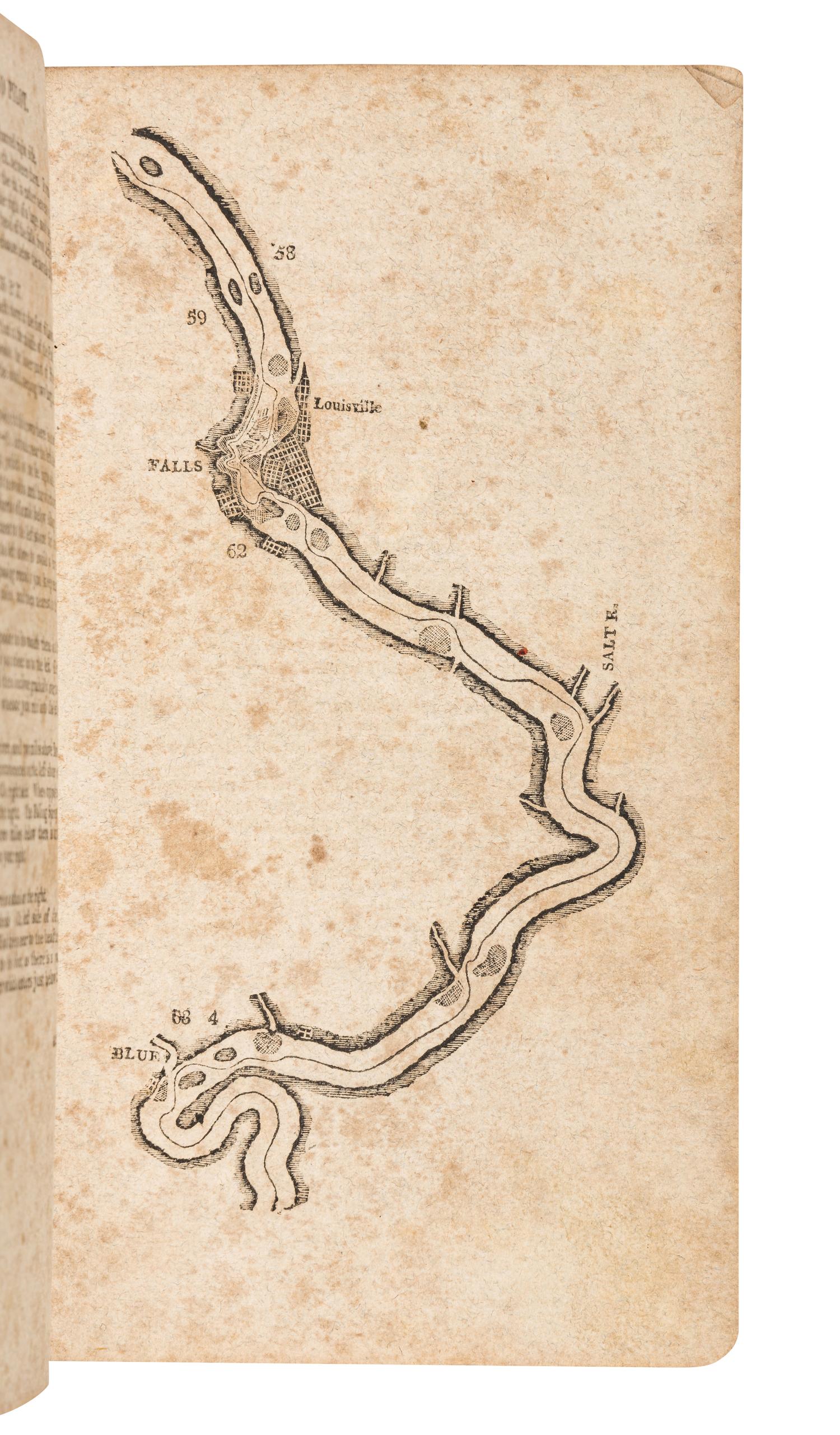 GILLELAND, J.C. The Ohio and Mississippi Pilot. Consisting of a set of Charts of those Rivers... With Directions for the use of Navigators. To Which is Added a Geography of the States and Territories, West and South of the Allegheny Mountains . Pittsburgh: R. Patterson & Lambdin, 1820.