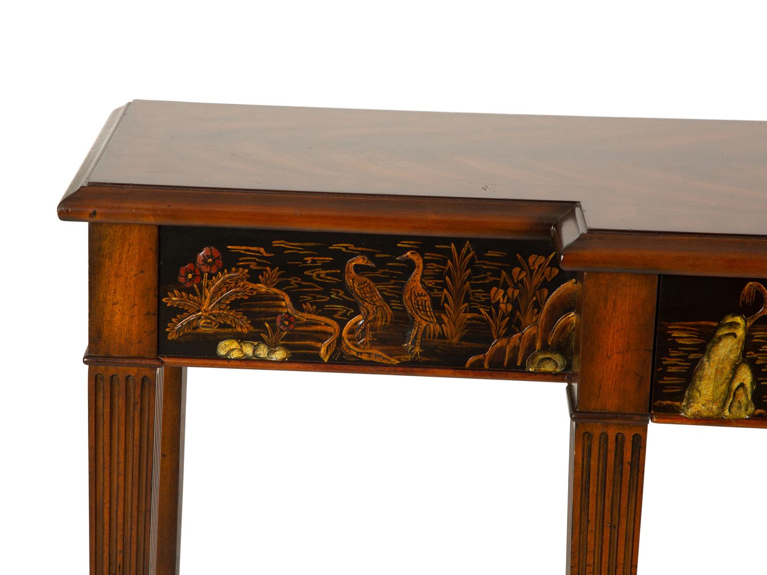 A Maitland Smith Mahogany Console Table