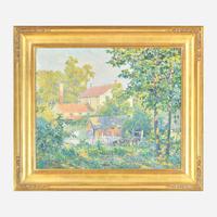 John Pierce Barnes (American, 1893–1954) Sunlit Houses