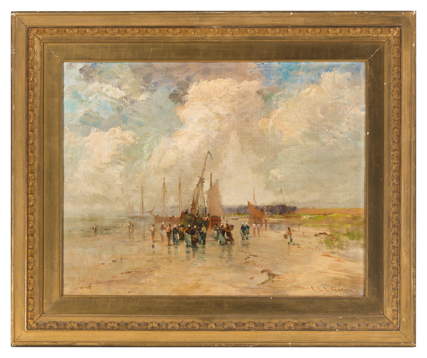 Figures on the Beach, Low Tide