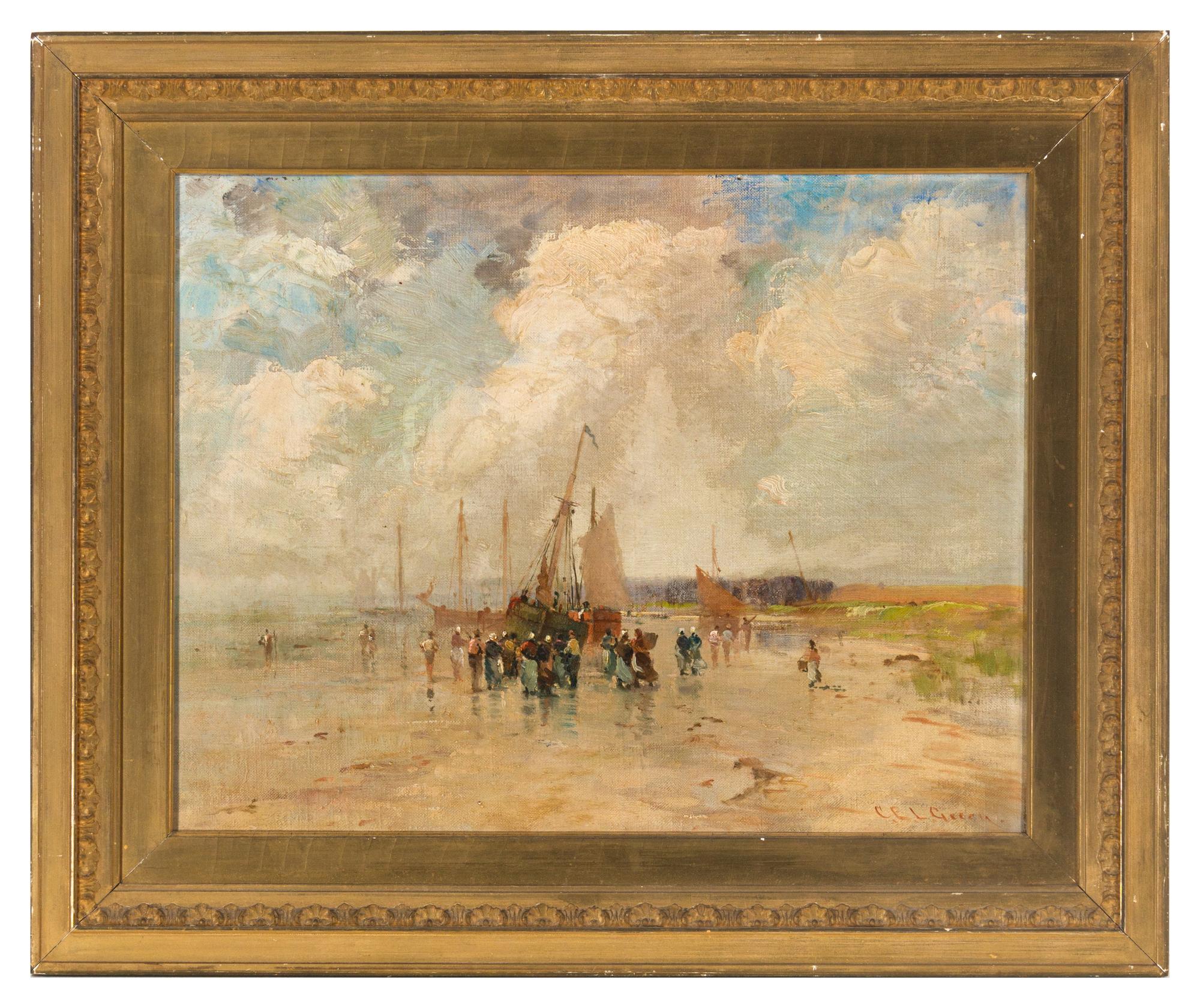 Figures on the Beach, Low Tide