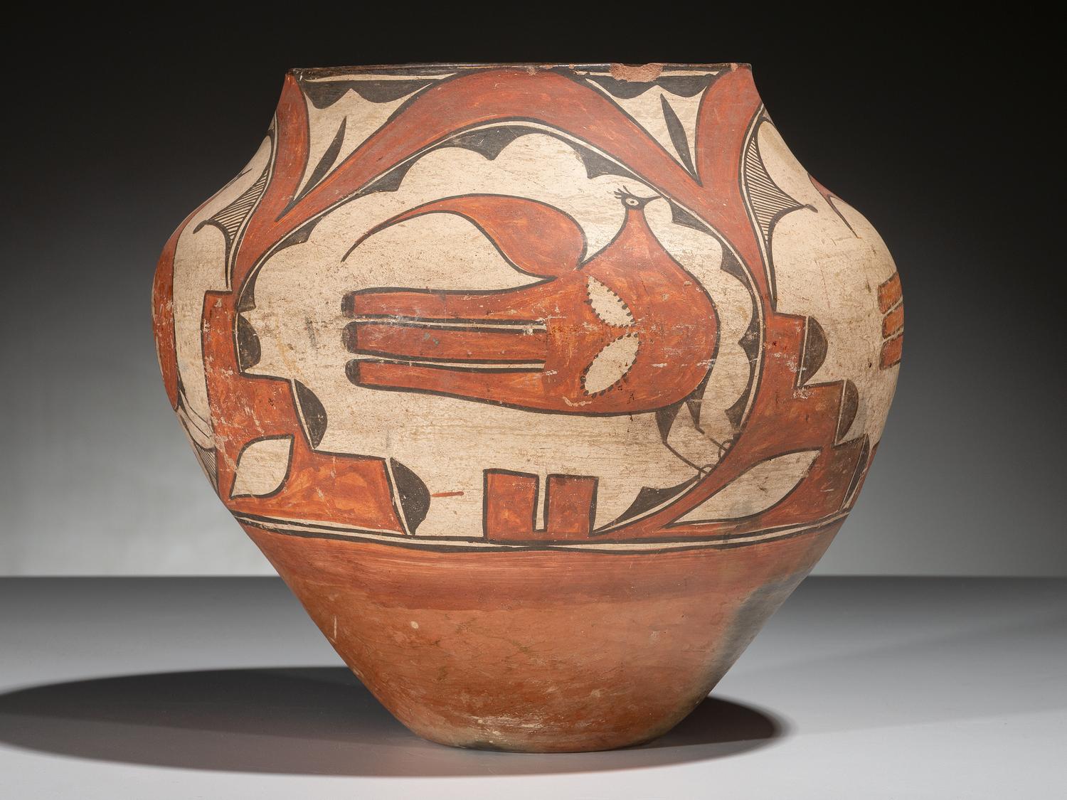 Zia Polychome Pottery Jar