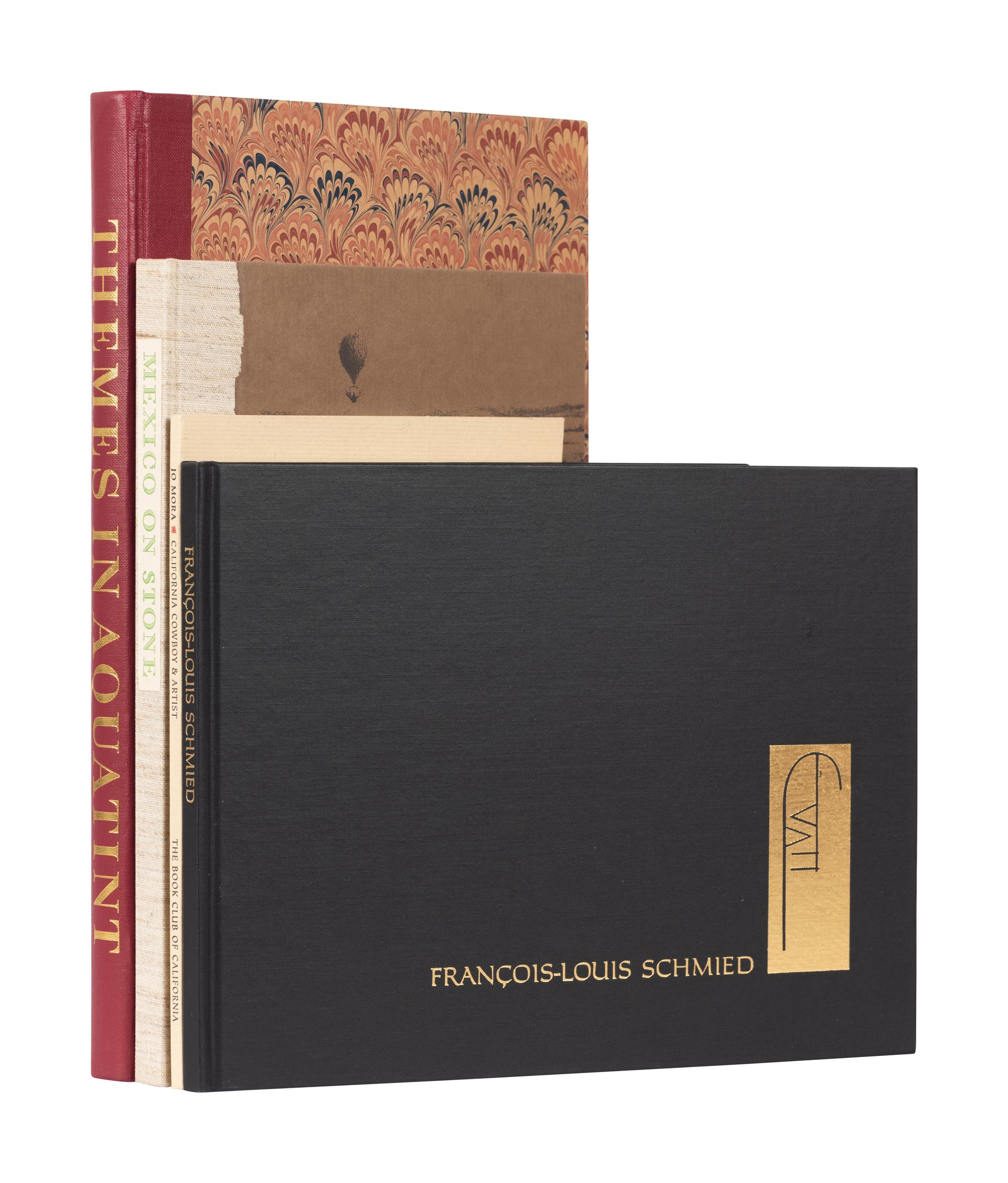 [BOOKCLUB OF CALIFORNIA- PRINTS & FINE ART]. A group of five works from the Book Club of California concerning fine art, comprising: