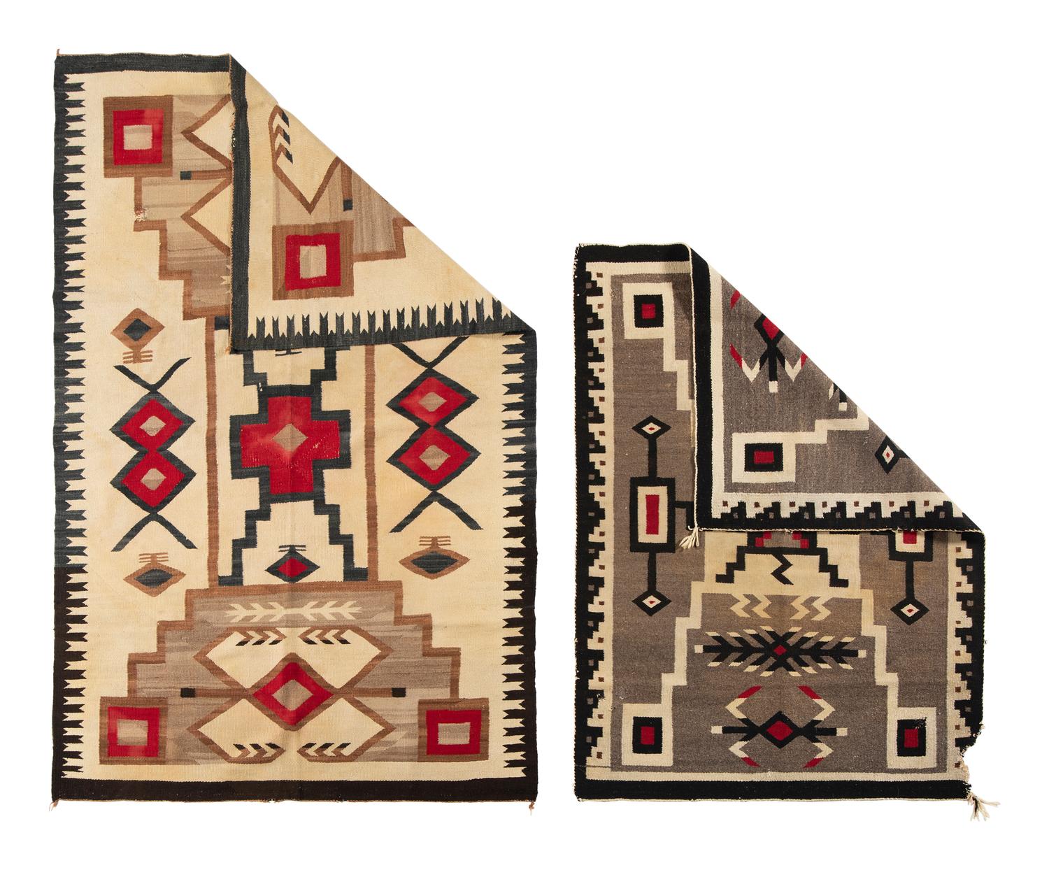 Navajo Storm Pattern Weavings / Rugs