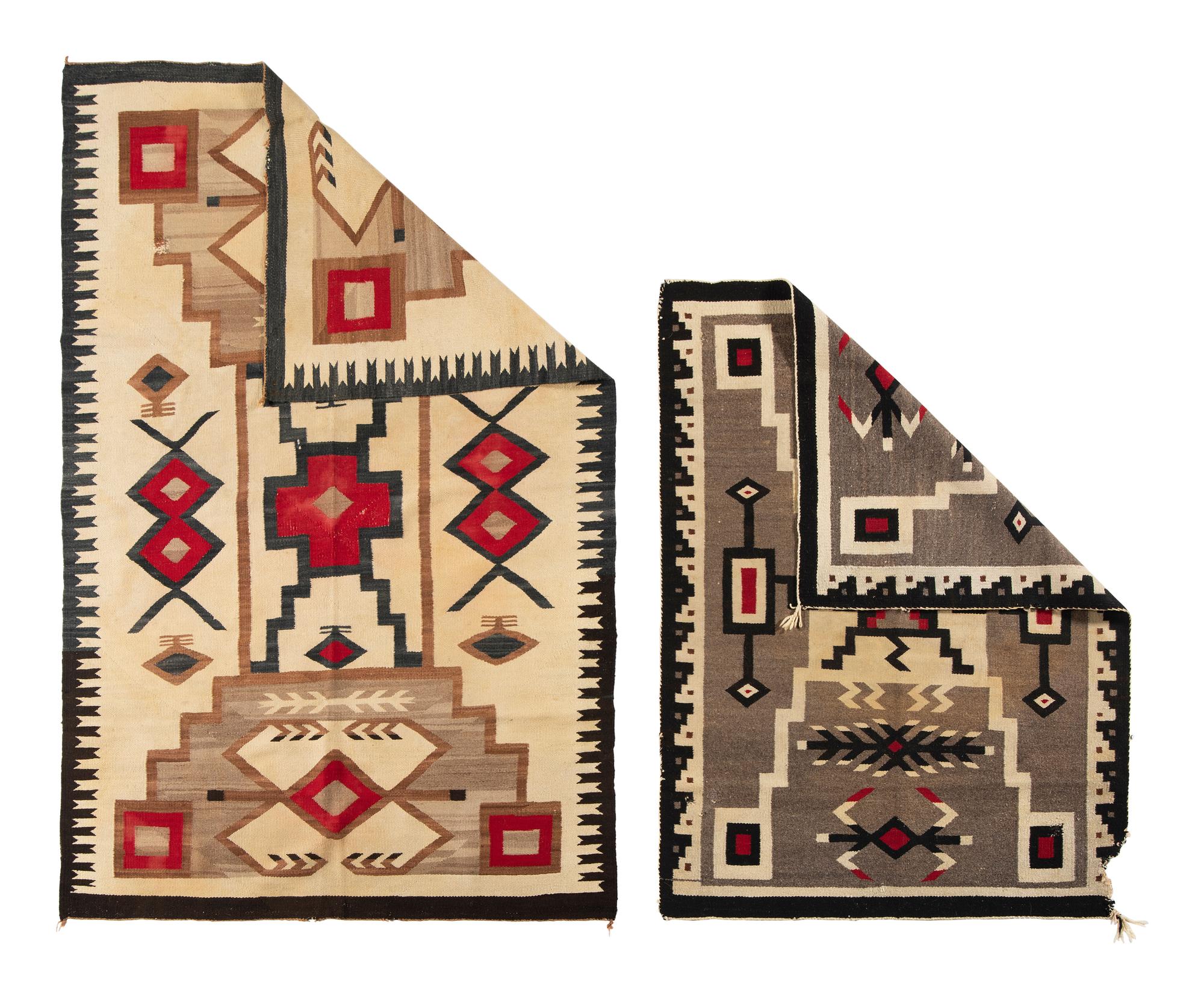 Navajo Storm Pattern Weavings / Rugs