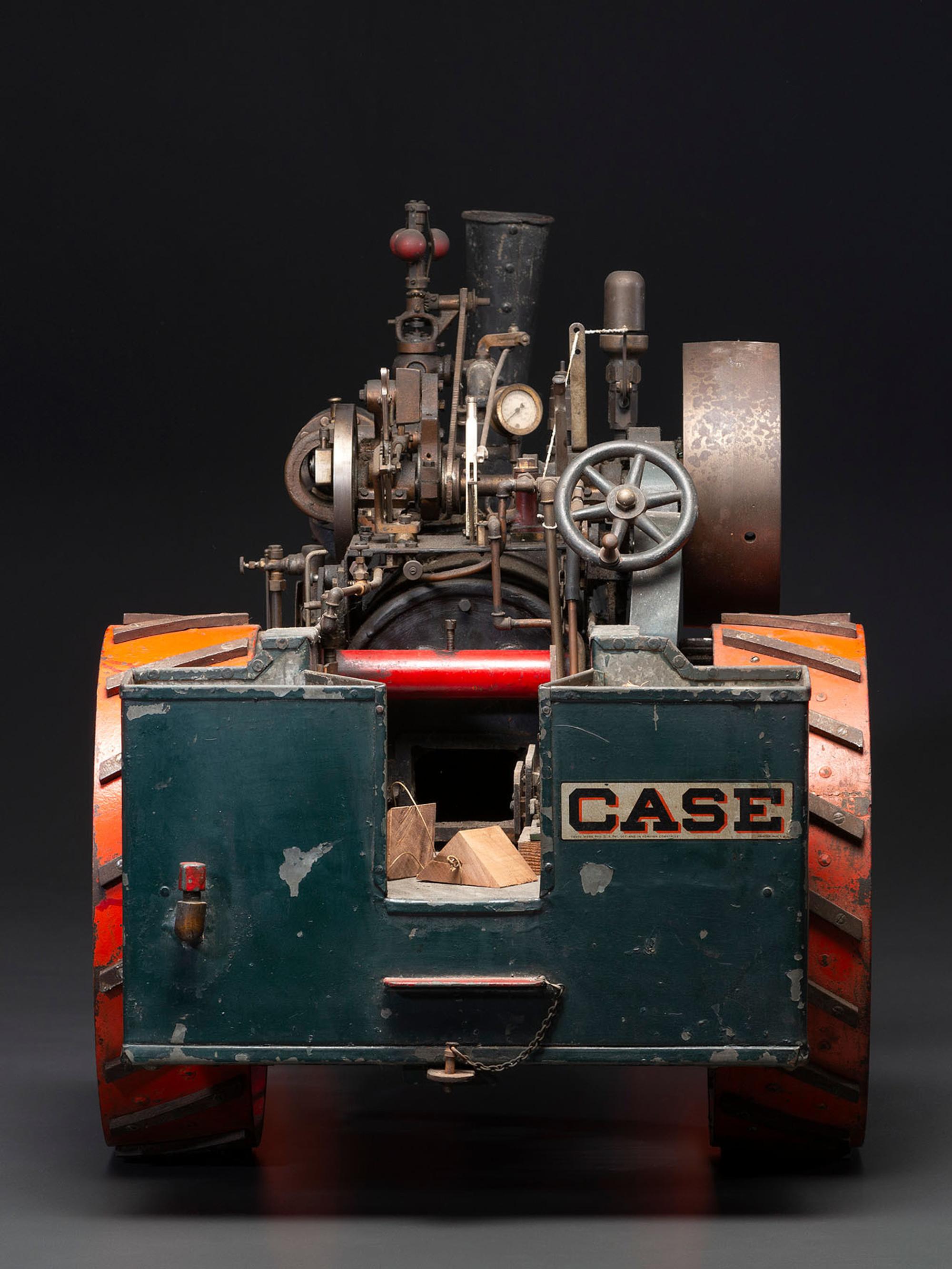 A Case Scale Model Steam Tractor