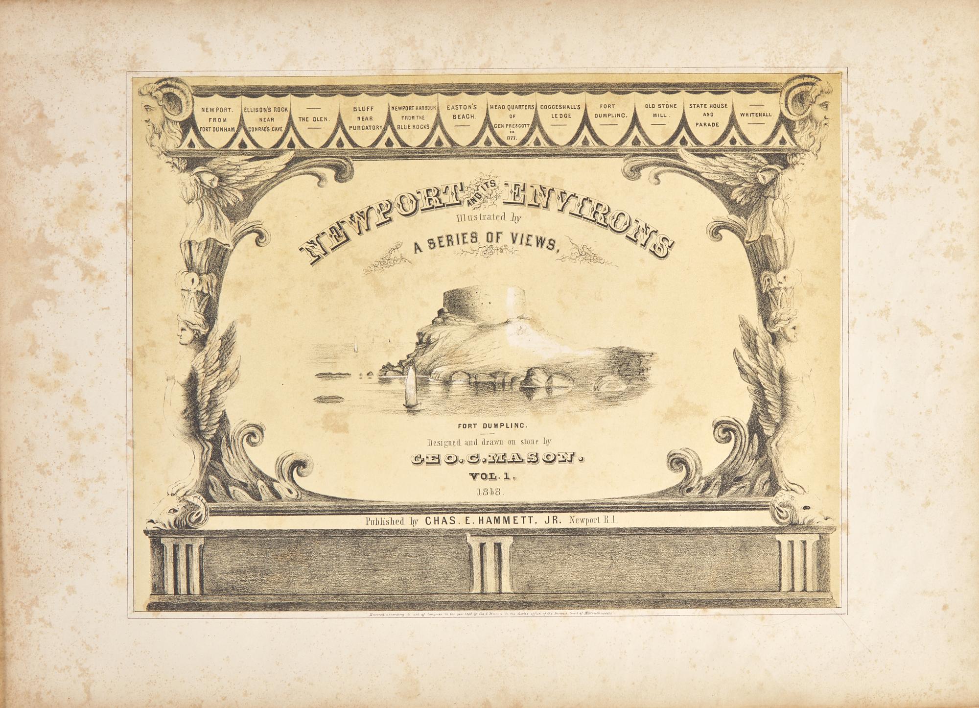 [Americana] Mason, Geo(rge). C(hamplin). Newport and its Environs