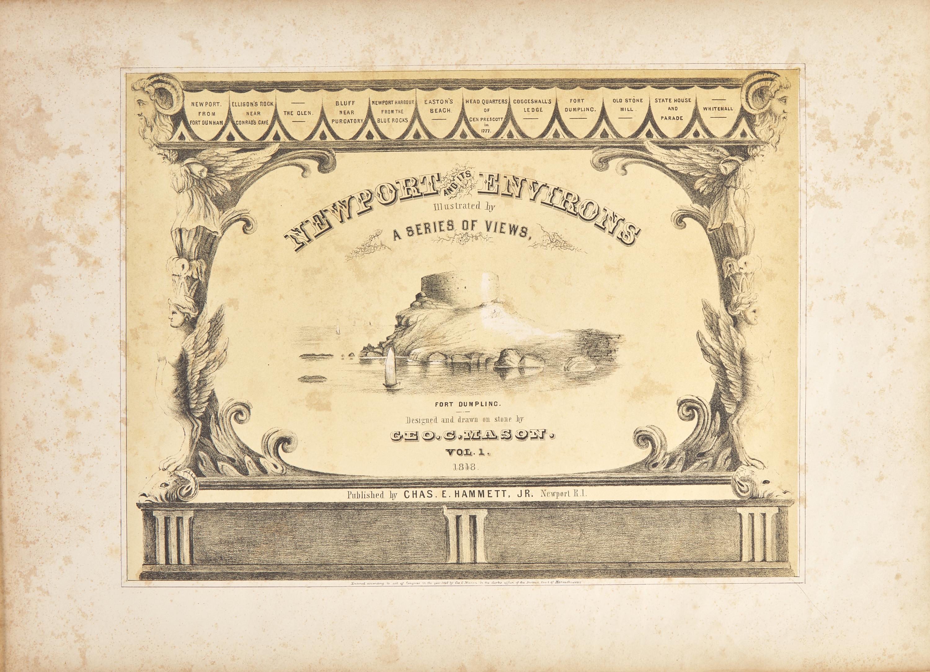 [Americana] Mason, Geo(rge). C(hamplin). Newport and its Environs