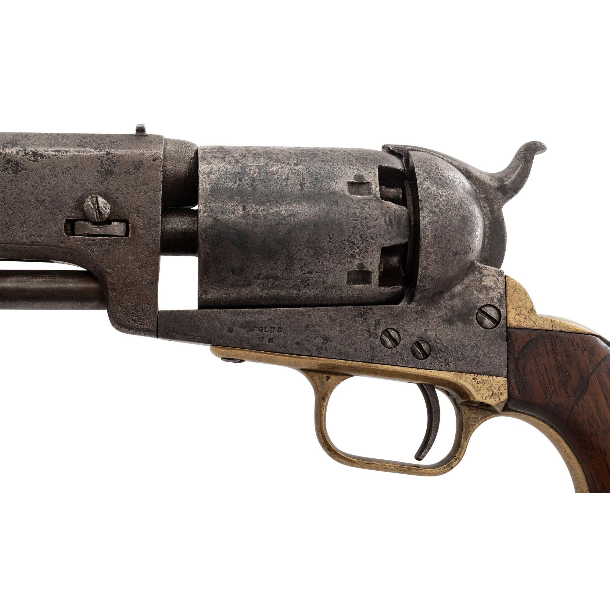 Colt 3rd Model Dragoon Inscribed to Colt's Mexico City Agent David K Torrey