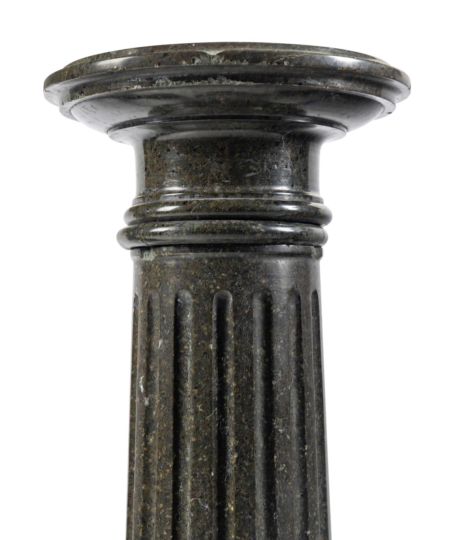 A Continental Marble Pedestal