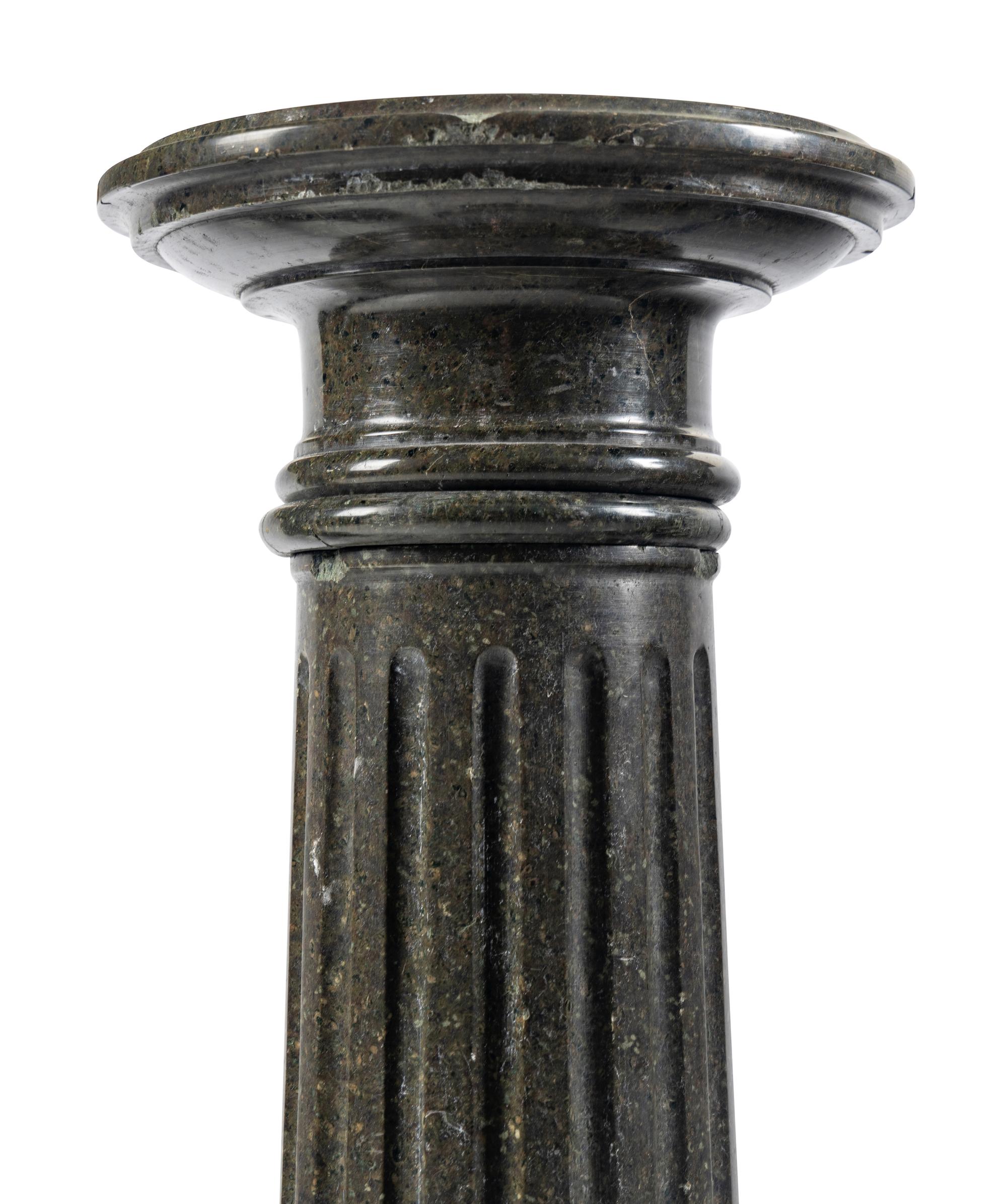 A Continental Marble Pedestal