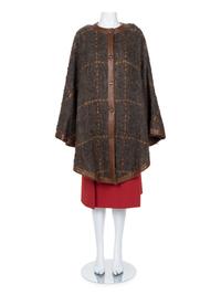 Two Hermes Pieces: One Cape and One Wrap Skirt, 1980-90s