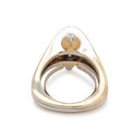 TANZANITE, RUBY AND DIAMOND RING
