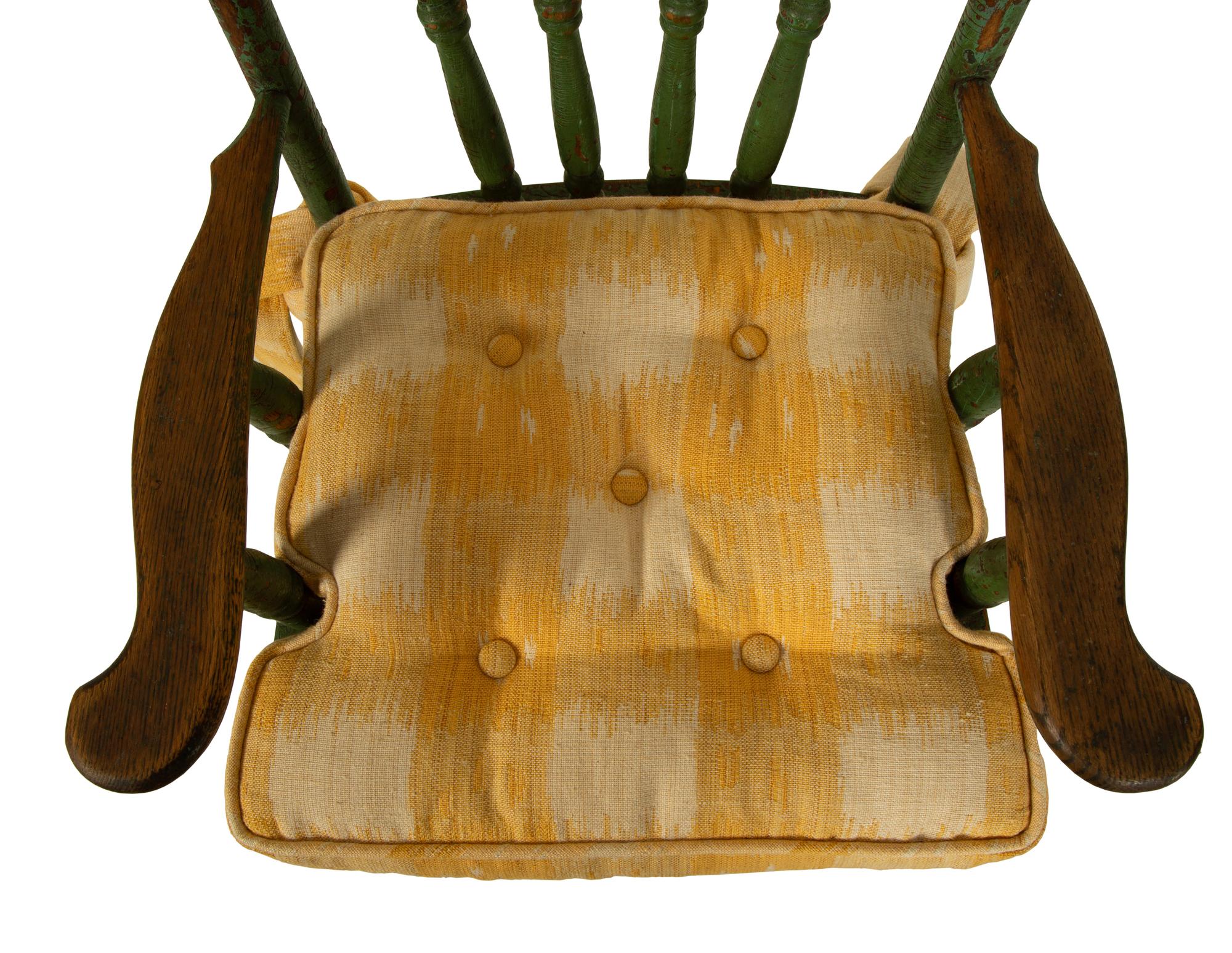 An American Painted Windsor Child's High Chair — 19TH CENTURY