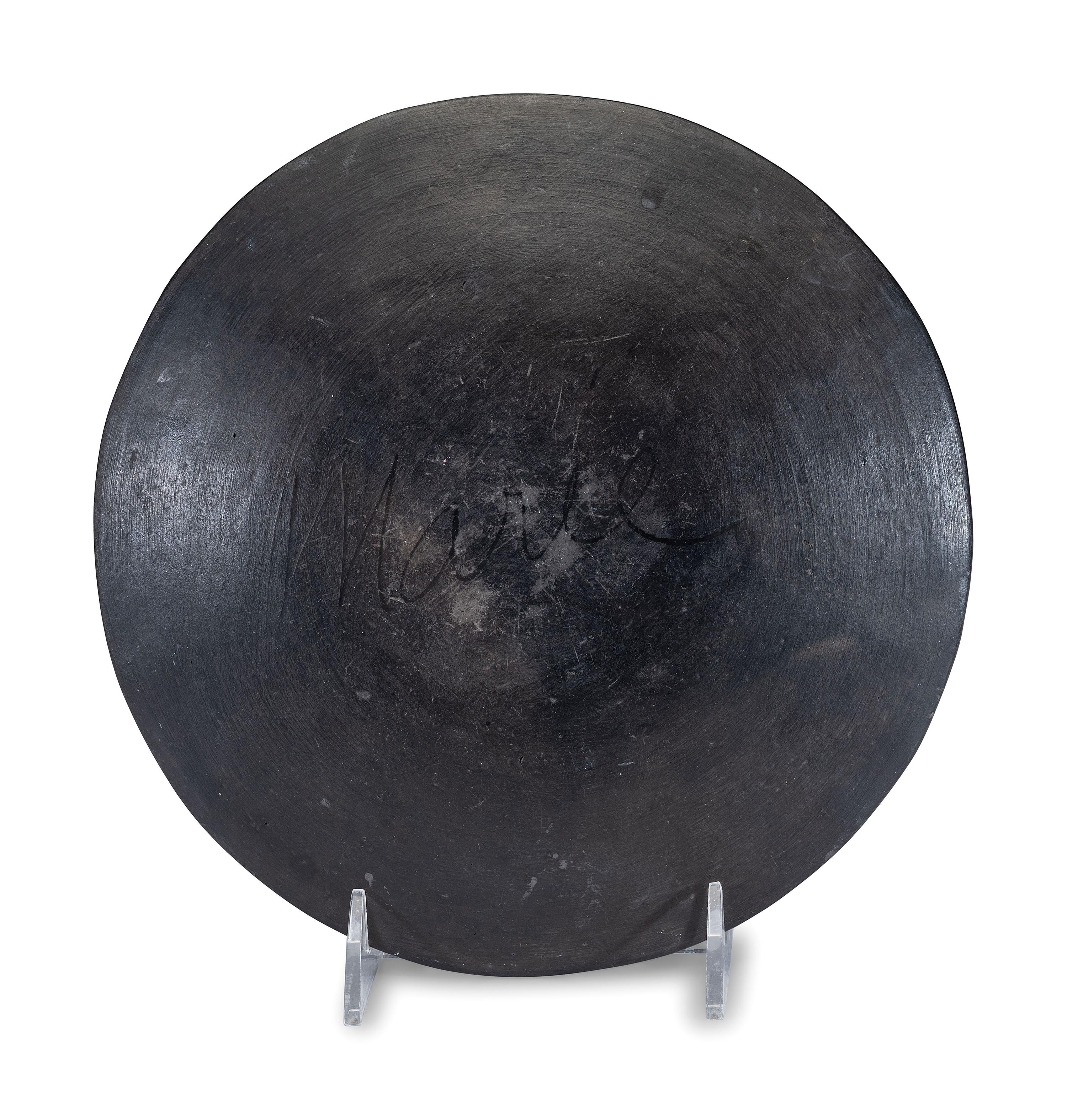 Blackware Pottery Plate 1923-1925
